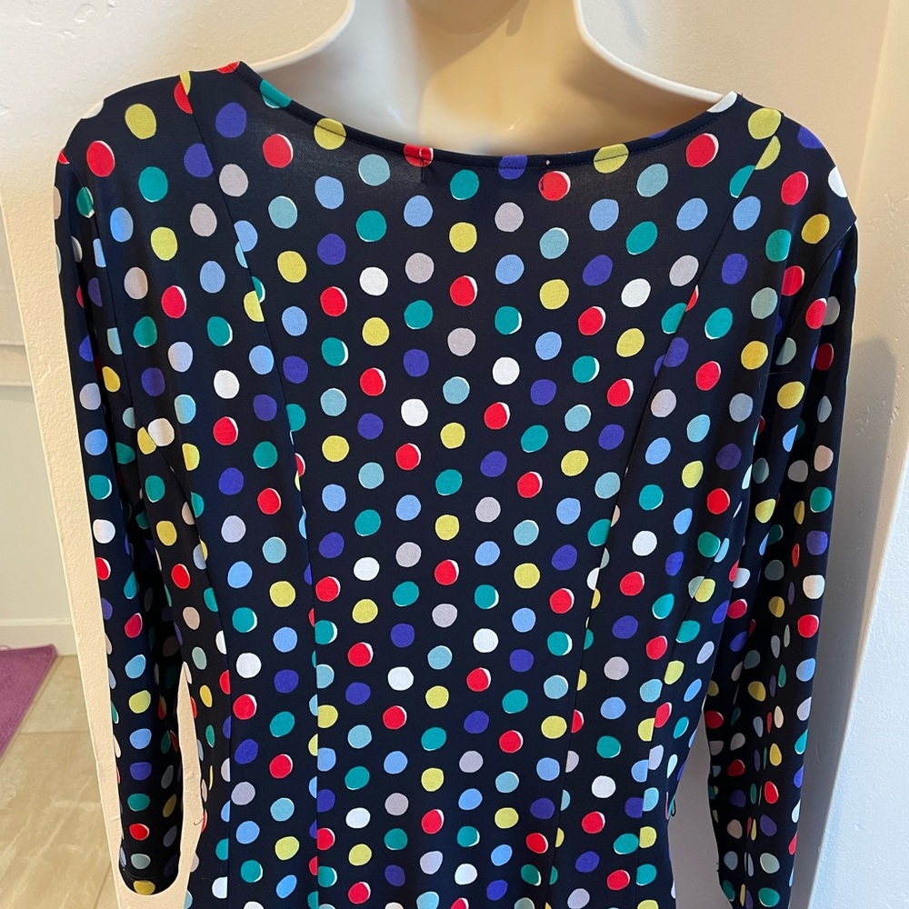 Ellen Tracy Polka dot midi - Picture 4 of 10